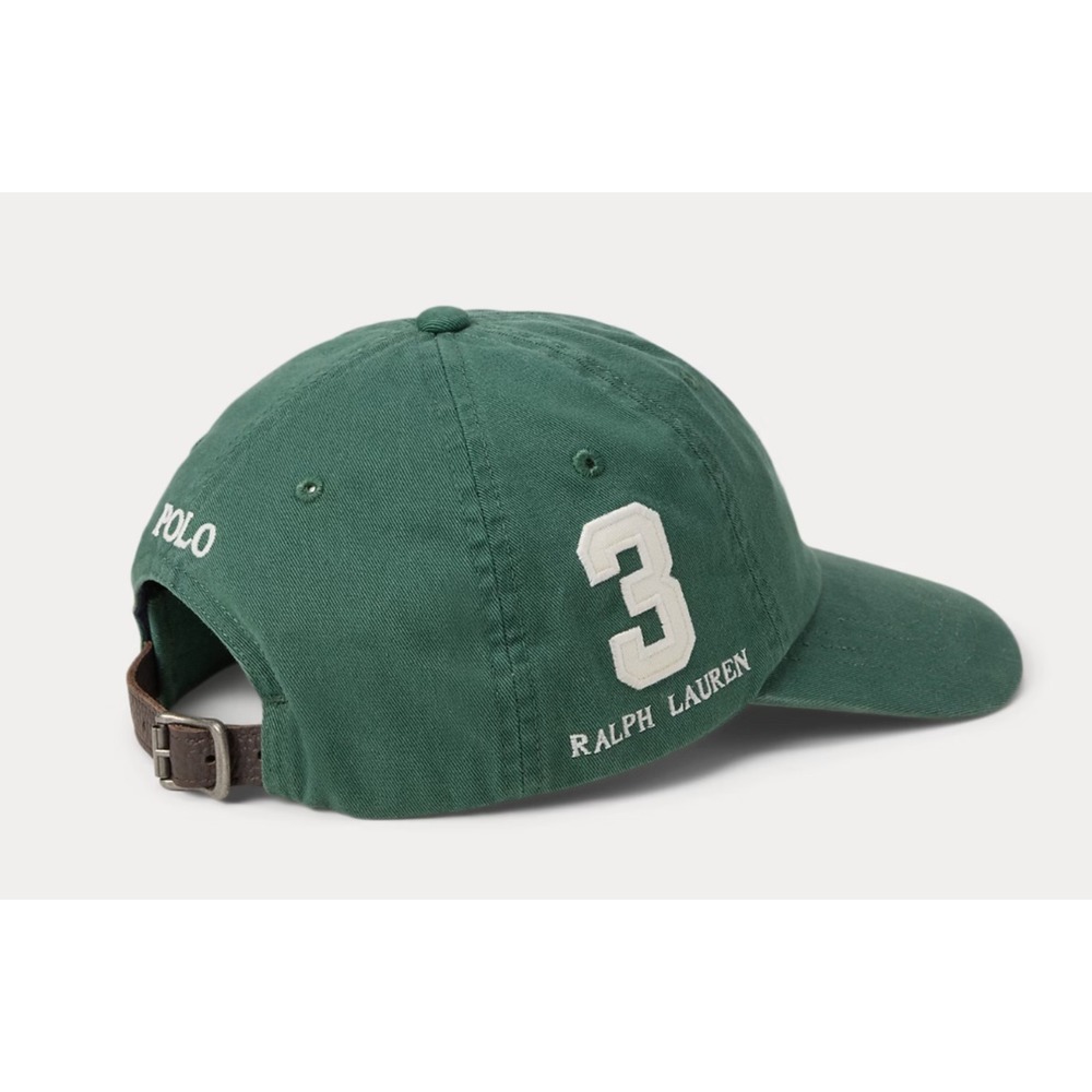 NWT MENS POLO RALPH LAUREN BASEBALL CAP~GREEN~OS - Picture 3 of 3